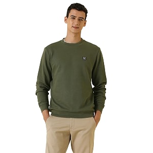 Allen Solly Mens Regular Fit Solid Crew