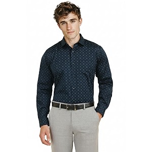 Allen Solly Men Cotton Blend Regular Fit