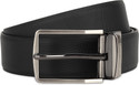 Allen Solly Men Formal Black Genuine Leather