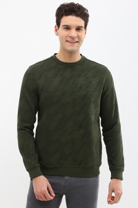 Allen Solly Men Full Sleeve Printed Sweatshirt