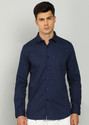 Allen Solly Men Printed Casual Blue Shirt