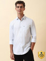 Allen Solly Men Printed Casual White Shirt