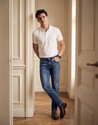 Allen Solly Men Regular Mid Rise Blue
