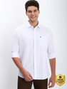Allen Solly Men Self Design Casual White