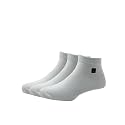 Allen Solly Mens Cotton Ankle Length Socks (Pack Of 3) White