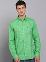 Allen Solly Men Solid Casual Green Shirt