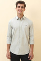 Allen Solly Men Solid Casual Grey Shirt