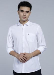 Allen Solly Men Solid Casual White Shirt