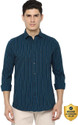 Allen Solly Men Super Slim Fit Striped Button Down Collar Casual Shirt