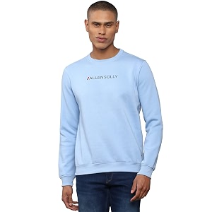 allen solly men39s casual crew neck sweatshirt  60 cotton  regular fit  full seelves sweatshirt