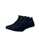 Allen Solly Mens Cotton Ankle Length Socks (Pack Of 3) Black