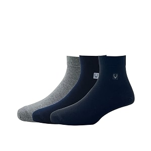 allen solly cotton men ankle length socks