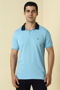 Allen Solly Printed Men Polo Neck Light