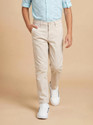 Allen Solly Slim Fit Boys Cream Trousers