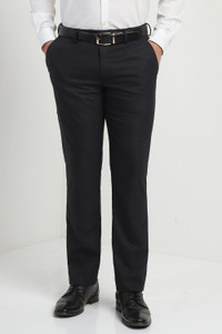 Allen Solly Slim Fit Men Black Trousers