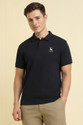 Allen Solly Solid Men Polo Neck Black