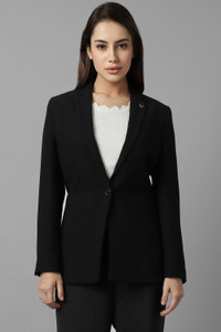 Allen Solly Solid Single Breasted Formal Women