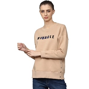 Allen Solly Womens Cotton Crew Neck Sweatshirt