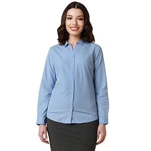 Allen Solly Womens Cotton Regular Fit Shirt