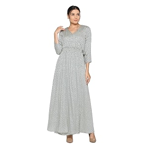 Allen Solly Womens A-Line Knee-Long Dress