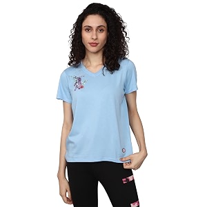 Allen Solly Women Cotton Regular Fit T-Shirts