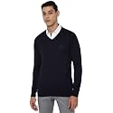 Allen Solly Women Leather V Neck Sweater