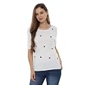 Allen Solly Womens Round Neck Polka Dot