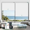 Allesin Smart Motorized Blinds with Remote (White, 48" W x 72" H)