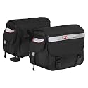 Allextreme 70L Motorcycle Saddle Bag | Heavy-Duty Waterproof Double Side Bag with Dual Locking System, Inner Liners &amp; Rain Covers | Large Touring Saddle Bags for All Straight Exhaust Bikes (Black)