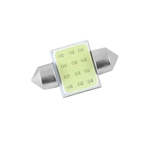 allextreme ex12l1w 12 led universal car interior super bright roof light reading dome bulb lamp with festoon holder 6w white 1 pc