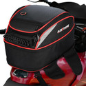 ALLEXTREME EXFTB01 Magnetic Fuel Tank Bag with Rain Cover & Multi-Pocket Universal Fit Saddle Bag Black Polyester Motorbike Saddlebag