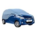 Allextreme MSE5004 Car Body Cover Compatible with Maruti Suzuki Sx4 Custom Fit Dustproof UV Heat Resistant Indoor Outdoor Body Protection (Navy Blue &amp; Red with Mirror)