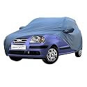 Allextreme MSE5004 Car Body Cover Compatible with Maruti Suzuki Sx4 Custom Fit Dustproof UV Heat Resistant Indoor Outdoor Body Protection (Navy Blue &amp; Red with Mirror)
