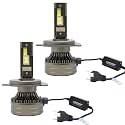 Allextreme K12-H4 LED Headlight 110 Watt H4 Car Driving Headlamp Bulb Lights 15000LM Chip Fog Light Ideal for Cars