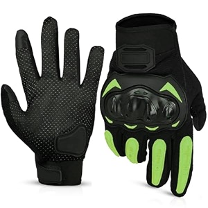 allextreme probiker full finger protection motorcycle riding gloves with abrasion resistance hard knuckle protective shells for men amp women motorbike racing biker xl green