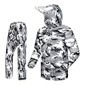 AllExtreme Reusable Two-Piece Raincoat With Transparent Face