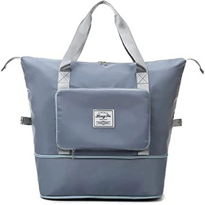 alley street expandable large capacity folding bag travel waterproof carry travel bag small travel bag  - large