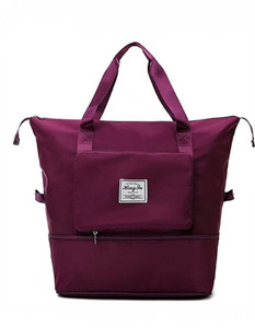 alley street expandable travel waterproof carry small travel bag  - large