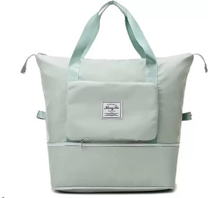 alley street expandable large capacity folding bag travel waterproof carry travel bag small travel bag  - large
