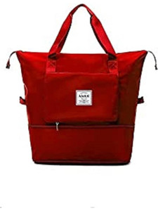 alley street expandable large capacity folding bag travel waterproof carry travel bag small travel bag  - large
