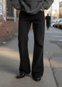 ALLFALAH Boot-Leg Men Black Jeans