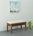 Allie Wood Kentan Sheesham ( Rosewood ) Solid Wood 2 Seater (Finish Color - Provincial Teak Finish, DIY(Do-It-Yourself))