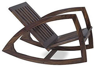allie wood rosewood  sheesham  solid wood 1 seater rocking chairs finish color - walnut finish diydo-it-yourself