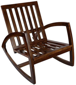 allie wood rosewood  sheesham  solid wood 1 seater rocking chairs finish color - walnut finish diydo-it-yourself