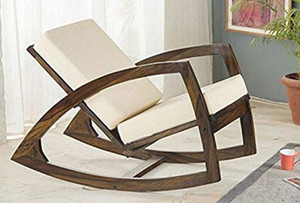 allie wood rosewood  sheesham  solid wood 1 seater rocking chairs finish color - walnut diydo-it-yourself