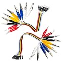 Alligator Clip to 10p Dupont Cable Jumper Wire Test Lead 20cm