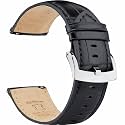 OTTOODY Alligator Grain Leather Watch Bands, Quick Release Top Grain Leather Watch Straps for Men &amp; Women - Choice of Color &amp; Width 18mm, 20mm, 21mm or 22mm, Wristband for Watch &amp; Smartwatch