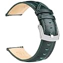 OTTOODY Alligator Grain Leather Watch Bands, Quick Release Top Grain Leather Watch Straps for Men &amp; Women - Choice of Color &amp; Width 18mm, 20mm, 21mm or 22mm, Wristband for Watch &amp; Smartwatch