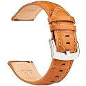 OTTOODY Alligator Grain Leather Watch Bands, Quick Release Top Grain Leather Watch Straps for Men &amp; Women - Choice of Color &amp; Width 18mm, 20mm, 21mm or 22mm, Wristband for Watch &amp; Smartwatch