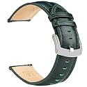 OTTOODY Alligator Grain Leather Watch Bands, Quick Release Top Grain Leather Watch Straps for Men &amp; Women - Choice of Color &amp; Width 18mm, 20mm, 21mm or 22mm, Wristband for Watch &amp; Smartwatch